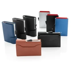 Etui na karty kredytowe i portfel C-Secure, ochrona RFID / Niebieski P850.515