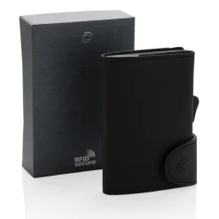 Etui na karty kredytowe i portfel C-Secure, ochrona RFID / Czarny P850.511