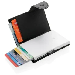 Etui na karty kredytowe i portfel C-Secure, ochrona RFID / Czarny P850.511