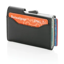 Etui na karty kredytowe i portfel C-Secure, ochrona RFID / Czarny P850.511