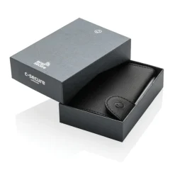 Etui na karty kredytowe i portfel C-Secure, ochrona RFID / Czarny P850.511