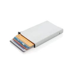 Etui na karty kredytowe, ochrona RFID / Srebrny P820.042
