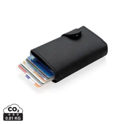 Etui na karty kredytowe, portfel, ochrona RFID / Czarny P850.341