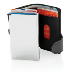 Etui na karty kredytowe, portfel, ochrona RFID / Czarny P850.341