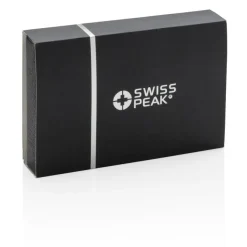 Etui na karty kredytowe Swiss Peak, ochrona RFID / Czarny P820.420