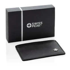 Etui na karty kredytowe Swiss Peak, ochrona RFID / Czarny P820.420