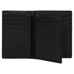 Etui na karty with flap Bond Brown / Czarny NLF202A