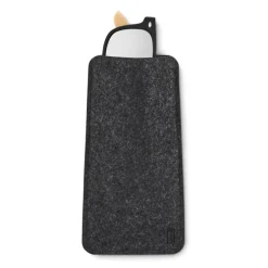Etui na okulary z filcu RPET / Ciemno szary MO6425-15