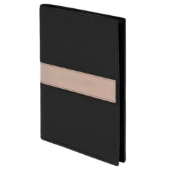 Etui na paszport Delano Taupe & Black / Beżowy NLP406X