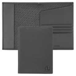 Etui na paszport Double B Saffiano Grey / Szary HLP526H