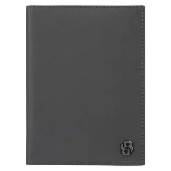 Etui na paszport Double B Saffiano Grey / Szary HLP526H