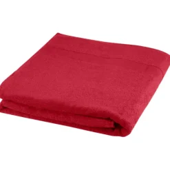 Evelyn bawełniany ręcznik kąpielowy o gramaturze 450 g/m² i wymiarach 100 x 180 cm / Czerwony 11700321
