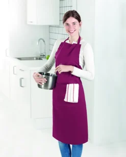Fartuch kuchenny regulowany / Burgund MO8441-02