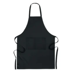 Fartuch z bawełny 200 gr/m² / Czarny MO6263-03
