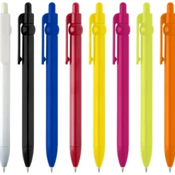 Fidget długopis z tworzyw sztucznych pochodzących z recyklingu / Żółty 10796411