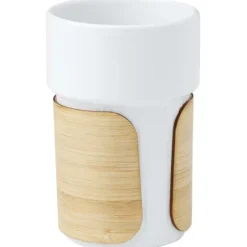 Fika kubek 340 ml z bambusową osłoną / Biały 10080901