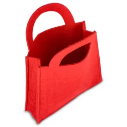 Filcowa torba prezentowa 15 x 21 cm / Czerwony LT90279-N0021