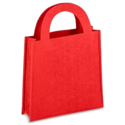 Filcowa torba prezentowa 15 x 21 cm / Czerwony LT90279-N0021