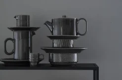 Filiżanka do espresso COFFEE & MORE 4-szt, szary / Default 5018070-