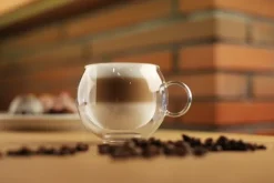 Filiżanka z podwójną ścianką Amo 220 ml Vialli Design / Bezbarwny VD20276