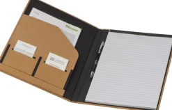 Folder A4 w linie z papieru z recyklingu SYRACUSE / Beżowy 417413