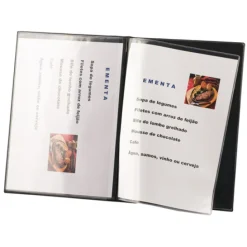 Folder menu z 4 koszulkami / Cardy / Bordowy IP37045254