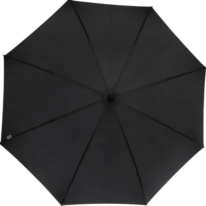 Fontana parasol z funkcją automatycznego otwierania, w optyce karbonowej i z przekrzywioną rączką o wymiarach 23" / Czarny 10941390