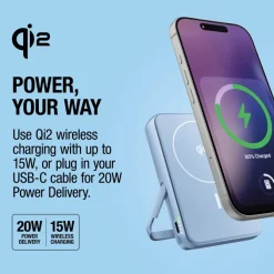 Fresh 'n Rebel Powerbank bezprzewodowy 10000 mAh kompatybilny z MagSafe / Jasnoniebieski LT49745-N0012