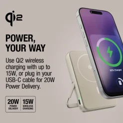 Fresh 'n Rebel Powerbank bezprzewodowy 10000 mAh kompatybilny z MagSafe / Liliowy LT49745-N0071