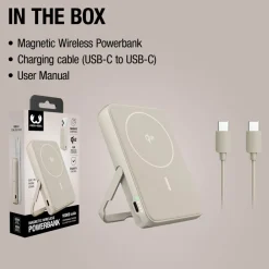 Fresh 'n Rebel Powerbank bezprzewodowy 10000 mAh kompatybilny z MagSafe / Liliowy LT49745-N0071