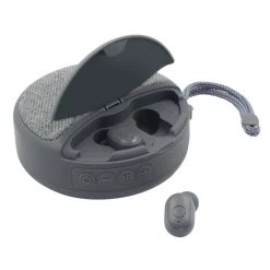 Głośnik bezprzewodowy 5W Air Gifts, radio, bezprzewodowe słuchawki douszne | Caleb / Szary V7282-19