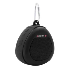 Głośnik bezprzewodowy 5W Air Gifts z karabińczykiem | Justice / Czarny V7281-03