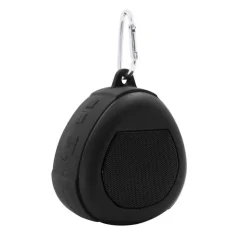 Głośnik bezprzewodowy 5W Air Gifts z karabińczykiem | Justice / Czarny V7281-03