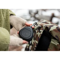 Głośnik bezprzewodowy 5W Air Gifts z karabińczykiem | Justice / Czarny V7281-03