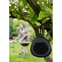 Głośnik bezprzewodowy 5W Air Gifts z karabińczykiem | Justice / Czarny V7281-03