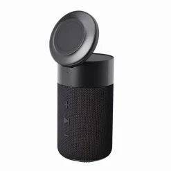 Głośnik bezprzewodowy 10W Anaheim, ładowarka bezprzewodowa 15W / Czarny P331.5801