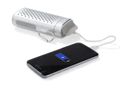 Głośnik bezprzewodowy z powerbankiem SOUND 4000 mAh / Srebrny 09091-00