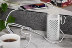 Głośnik bezprzewodowy z powerbankiem SOUND 4000 mAh / Srebrny 09091-00