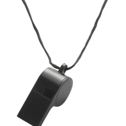 Gwizdek ze sznurkiem / Czarny V9666-03