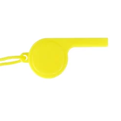 Gwizdek ze sznurkiem / żółty V9666-08