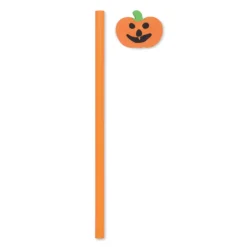Halloweenowy ołówek z gumką / Pomaranczowy MO3105-10