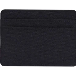 Herschel Charlie uchwyt na kartę RFID wykonany z materiałów z recyklingu / Czarny 12075690