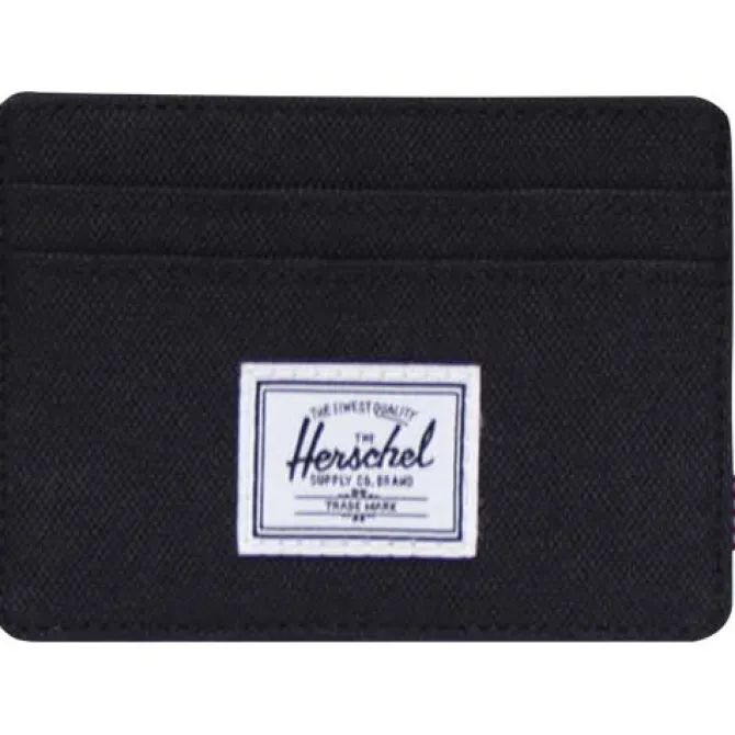 Herschel Charlie uchwyt na kartę RFID wykonany z materiałów z recyklingu / Czarny 12075690