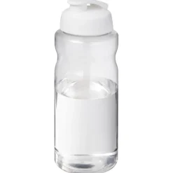 H2O Active® Big Base bidon z wieczkiem zaciskowym o pojemności 1 litra / Biały 21017501