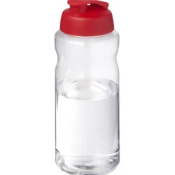 H2O Active® Big Base bidon z wieczkiem zaciskowym o pojemności 1 litra / Czerwony 21017521