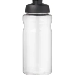 H2O Active® Big Base bidon z wieczkiem zaciskowym o pojemności 1 litra / Czarny 21017590