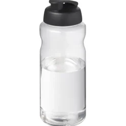 H2O Active® Big Base bidon z wieczkiem zaciskowym o pojemności 1 litra / Czarny 21017590