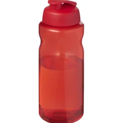 H2O Active® Eco Big Base bidon z wieczkiem zaciskowym o pojemności 1 litra / Czerwony 21017821
