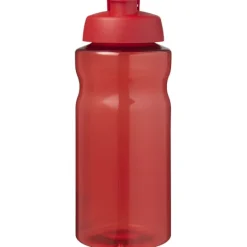 H2O Active® Eco Big Base bidon z wieczkiem zaciskowym o pojemności 1 litra / Czerwony 21017821