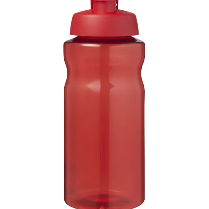 H2O Active® Eco Big Base bidon z wieczkiem zaciskowym o pojemności 1 litra / Czerwony 21017821